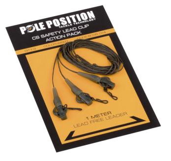 Pole Position CS Safety Lead Clip Action Pack (3 Pieces)