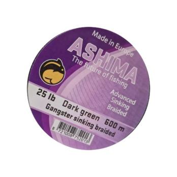 Ashima Gangster Sinking Braid Dark Green 600m