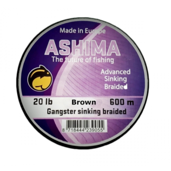 Ashima Gangster Sinking Braid Dark Brown   600m