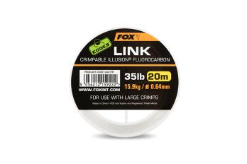 Fox Edges Link Crimpable Illusion Fluorocarbon - 20m