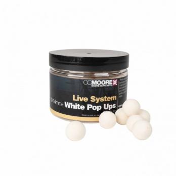 CC Moore live system white pop ups 13-14 mm