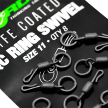 Korda Ptfe Qc Ring Swivel Size 11 (8st)