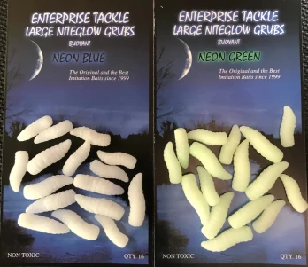 Enterprise Niteglow Grubs Neon Green LARGE 