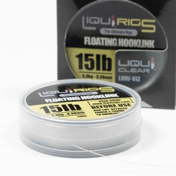 LiquiRigs Floating Hooklink Clear 15lbs