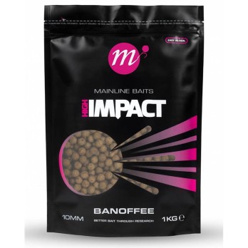 Mainline High Impact Boilies 1 kg - Banoffee