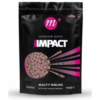 Mainline High Impact Boilies 1 kg - Salty Squid