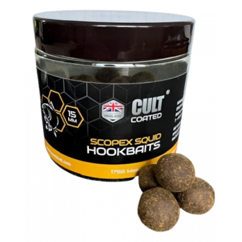 Nash Scopex Squid Cult Coated Hookbaits 24mm