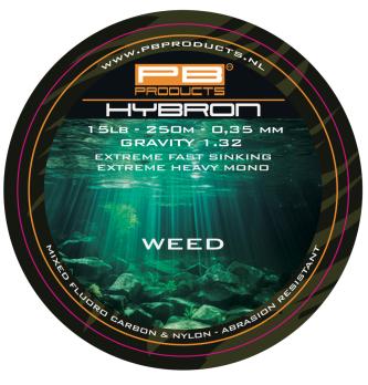 PB Hybron 0.35mm 15LB 250m Weed