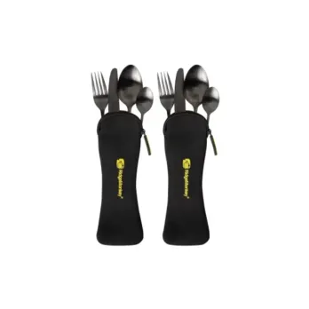 Ridgemonkey DLX Cutlery Set Four Pack - kopie